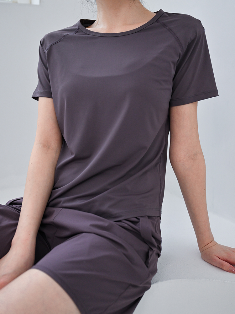 Breathable Thin Yoga T-Shirt f - Pilates Yoga Morning review and price