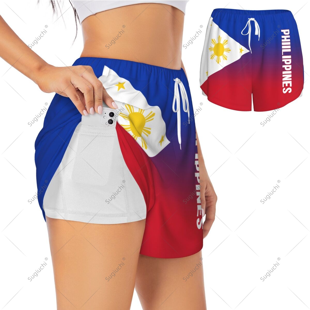 Women Girl Sports Shorts Phili - Yoga Pilates Girl review and price
