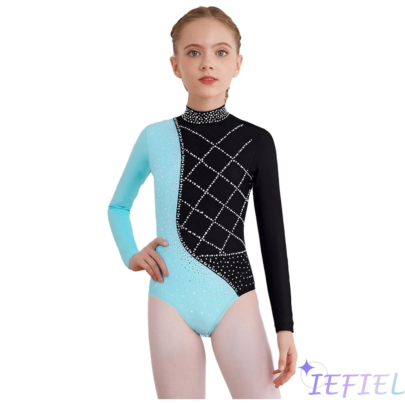 Girls Shiny Rhinestones Gymnas - Yoga Pilates Girl review and price