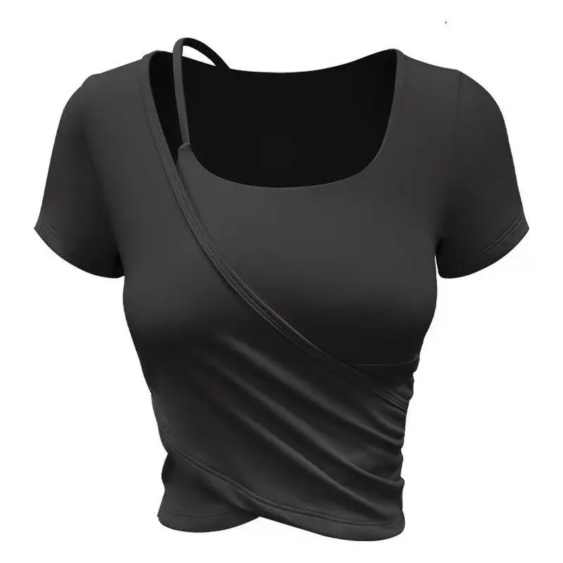 Yoga Clothing Long-sleeved Sum - Pilates Yoga Wrap Top review and price