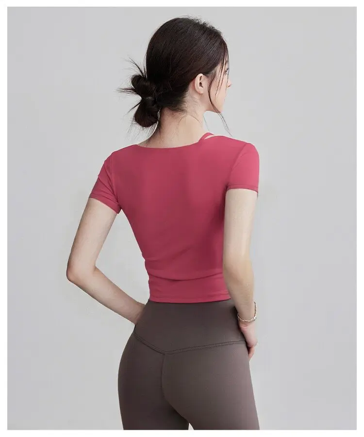 Yoga Clothing Long-sleeved Sum - Pilates Yoga Wrap Top review and price
