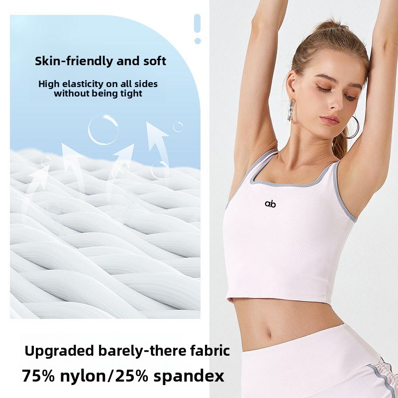 Women Summer Ribbed Yoga Tank  - Pilates Yoga Wrap Top review and price