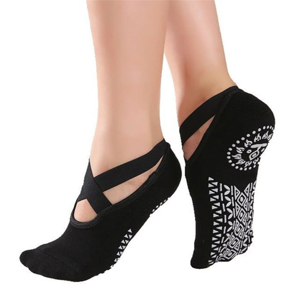 Women Yoga Socks Silicone Pila - Yoga Pilates Girl review and price